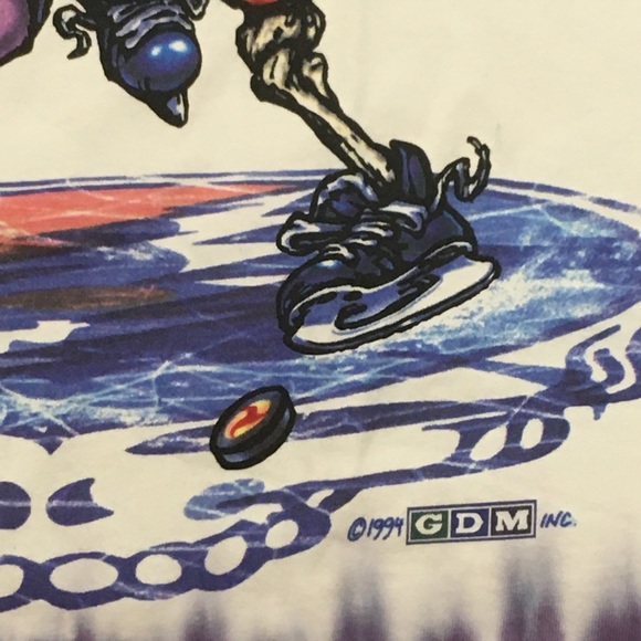 Grateful Dead Steal Your Faceoff Tie Dye Liquid Blue Shirt Size Large - Picture 6 of 9